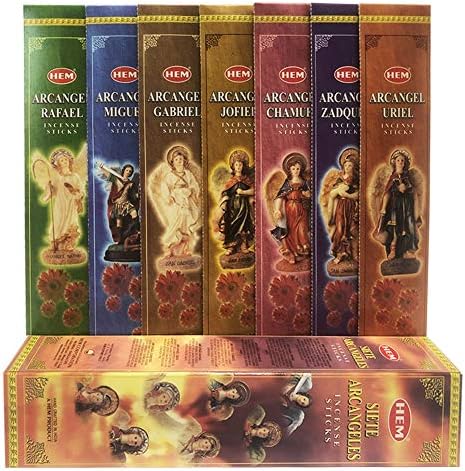 7 Archangels Incense Sticks and Holder Bundle
