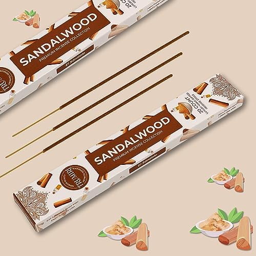 Sandalwood Incense Sticks - Dual Pack of 20