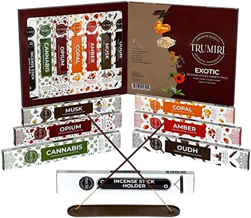 Exotic Incense Sticks Variety Pack - 120 Incense Sticks