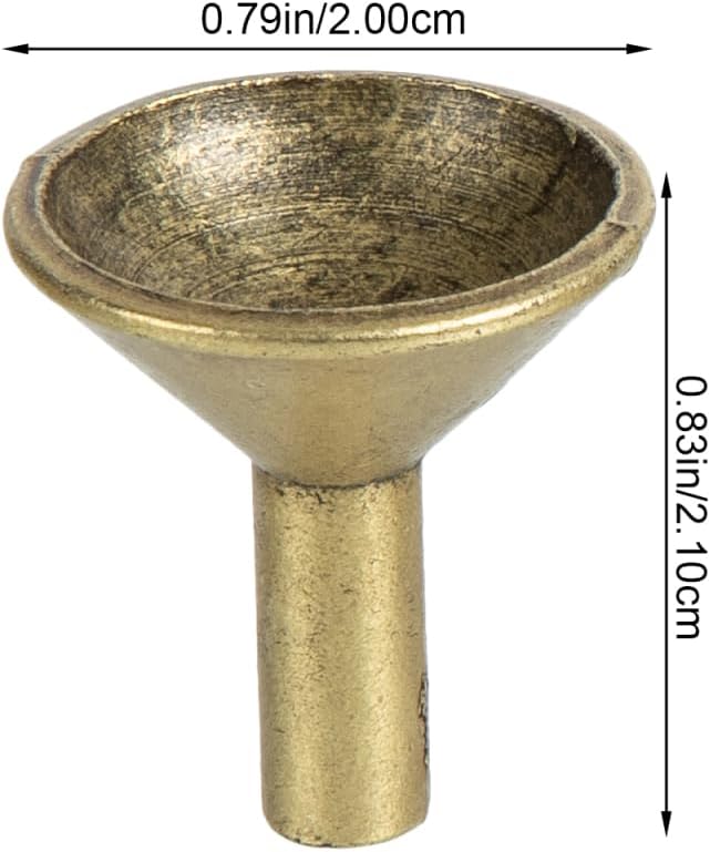 HANABASS 50PCS Brass Incense Holder for Home Decor Meditation Yoga Room Fragrance Decoration