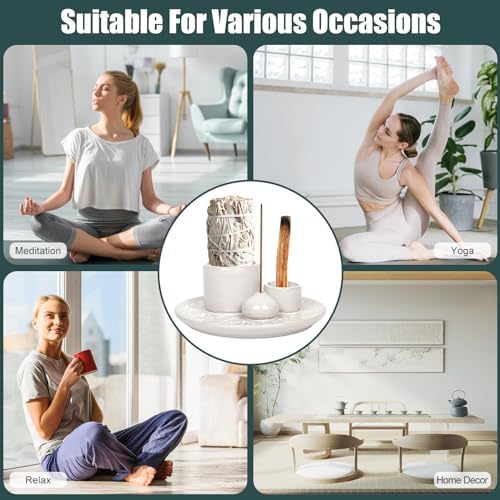 Fanadith 4 in 1 Palo Santo Holder Ceramic