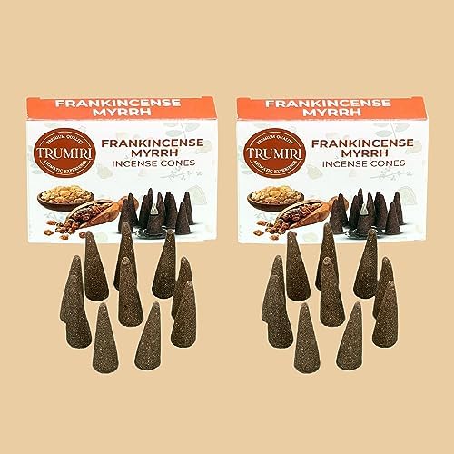 Frankincense Myrrh Incense Cones - 60 Pack