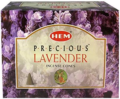 Precious Lavender Incense Cones and Burner Set