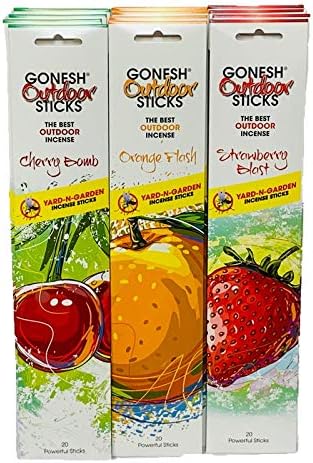 GONESH CITRONELLA Outdoor Sticks Set 12 Packs