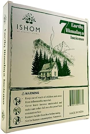 Crystalo Ishom 7 Earthy Himalayan Incense Set with Holder