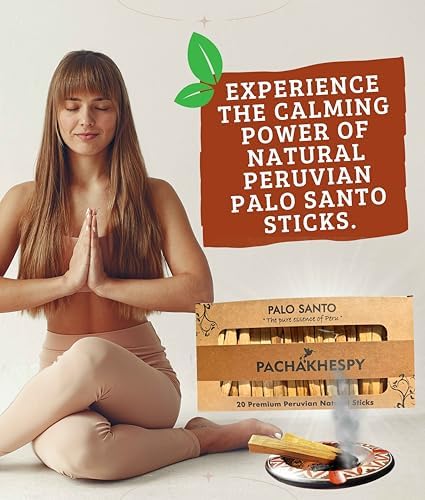 Pachakahespy Premium Palo Santo Sticks 20 Pack