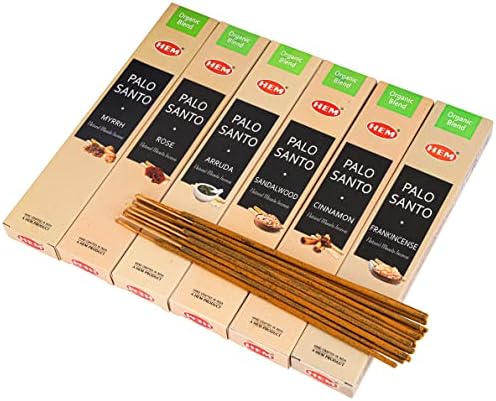 HEM Assorted Incense Sticks 6 Packs - Aromatherapy for Air Purifier Meditation and Relaxation