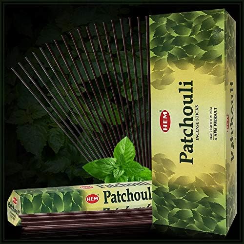 TRUMIRI Patchouli Incense Sticks and Holder Bundle
