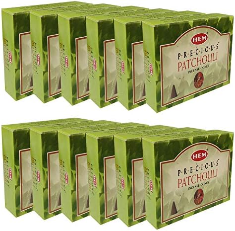 Precious Patchouli Incense Cones and Cone Burner Bundle