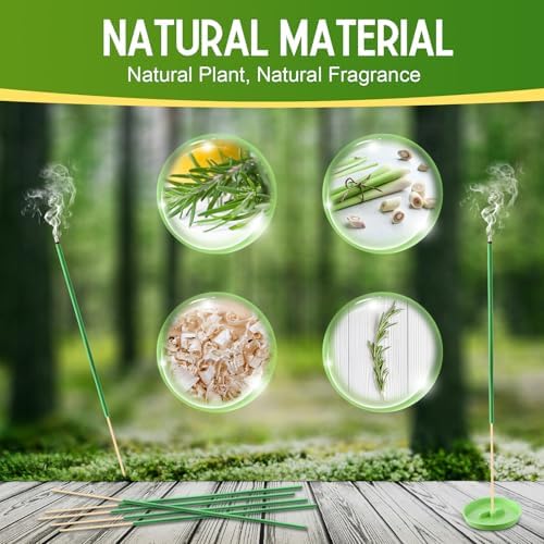 Qualirey 90 Pcs Citronella Incense Sticks for Outdoor Use