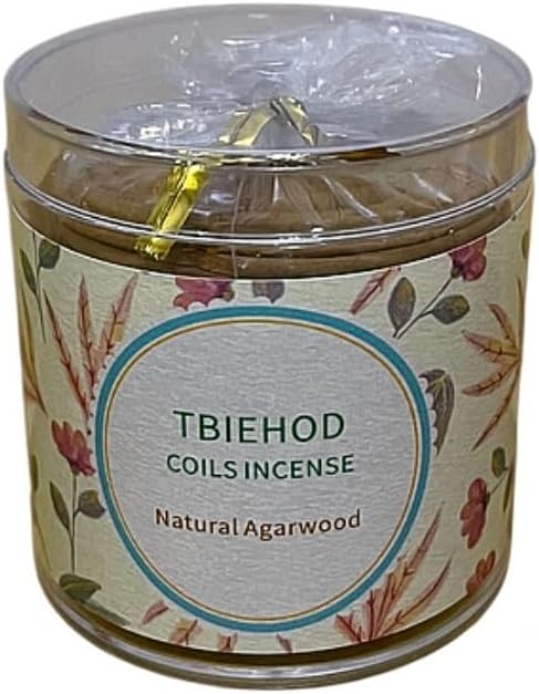 Natural Agarwood Coils Incense 40PCS Long Lasting 2 Hours