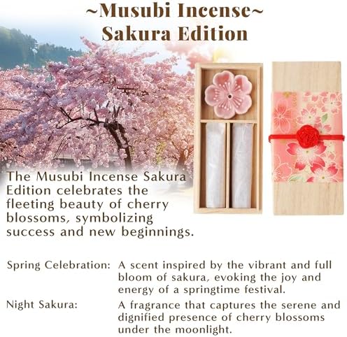 Hasegawa Japanese Sakura Incense Set 2 Varieties 30 Sticks