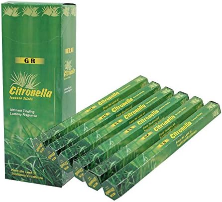 GR Citronella Incense 6 Box 120 Sticks