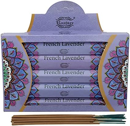 Raajsee Lavender Incense Sticks 15 Sticks x 5 Pack