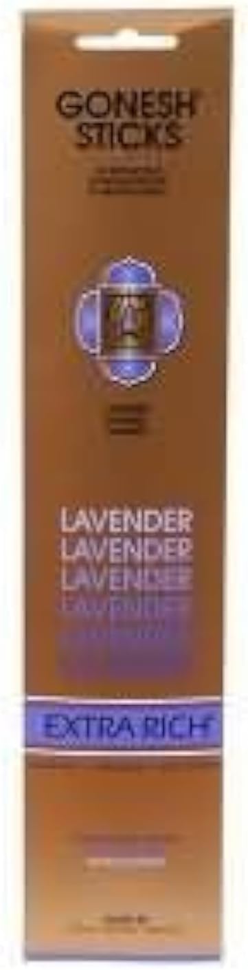 GONESH Incense Sticks Lavender 5 Packs 100 Total