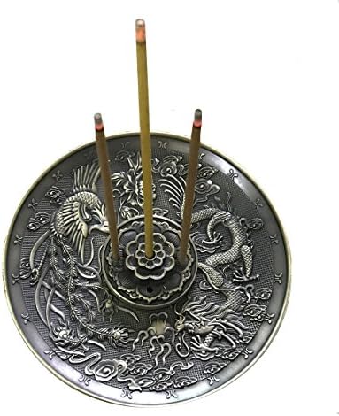 OTOFY Tibetan Buddha Incense Burner Holder with Gourd