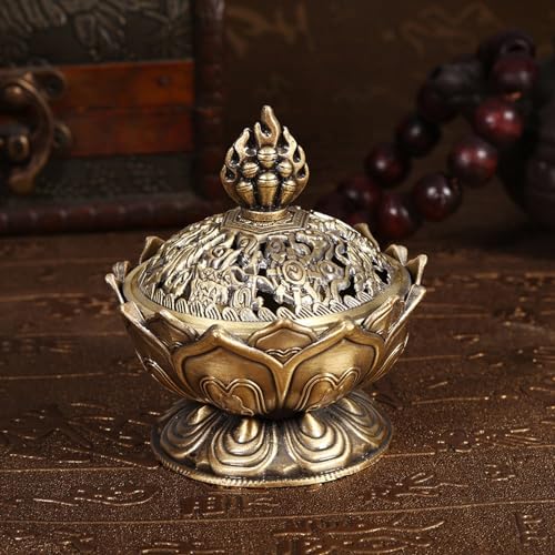 Kodrily Lotus Cone Incense Holder Mini Vintage Charcoal Burner