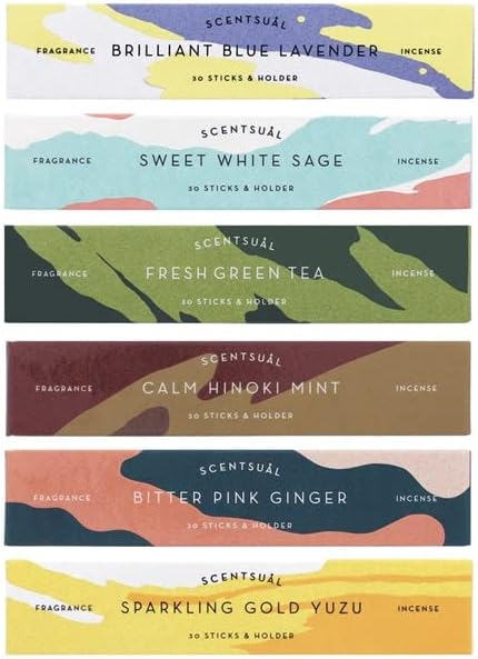 Nippon KODO SCENTSUAL Incense 6 Fragrance Assortment 1