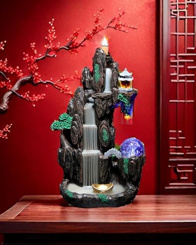 Semli Backflow Incense Holder Waterfall Burner Home Decor