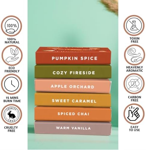 Folkulture Fall Incense Cone Set of 6 with 60 Cones