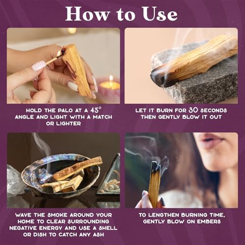 Purple Canyon Palo Santo Incense Sticks - 24 Pack