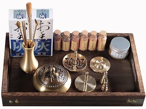 Brass Incense Burner Kit for Yoga Meditation