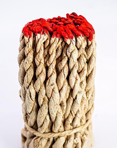 Patchouli Tibetan Organic Handmade Rope Incense - 2 Bundles 90 pcs 35 Inches