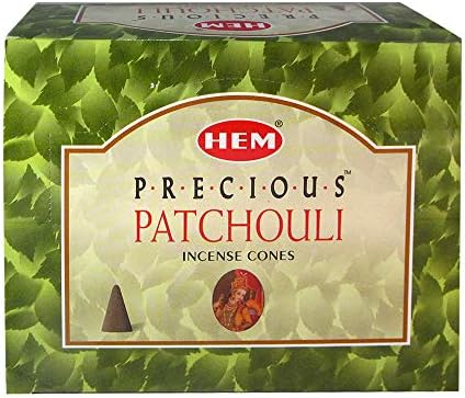Precious Patchouli Incense Cones and Cone Burner Bundle