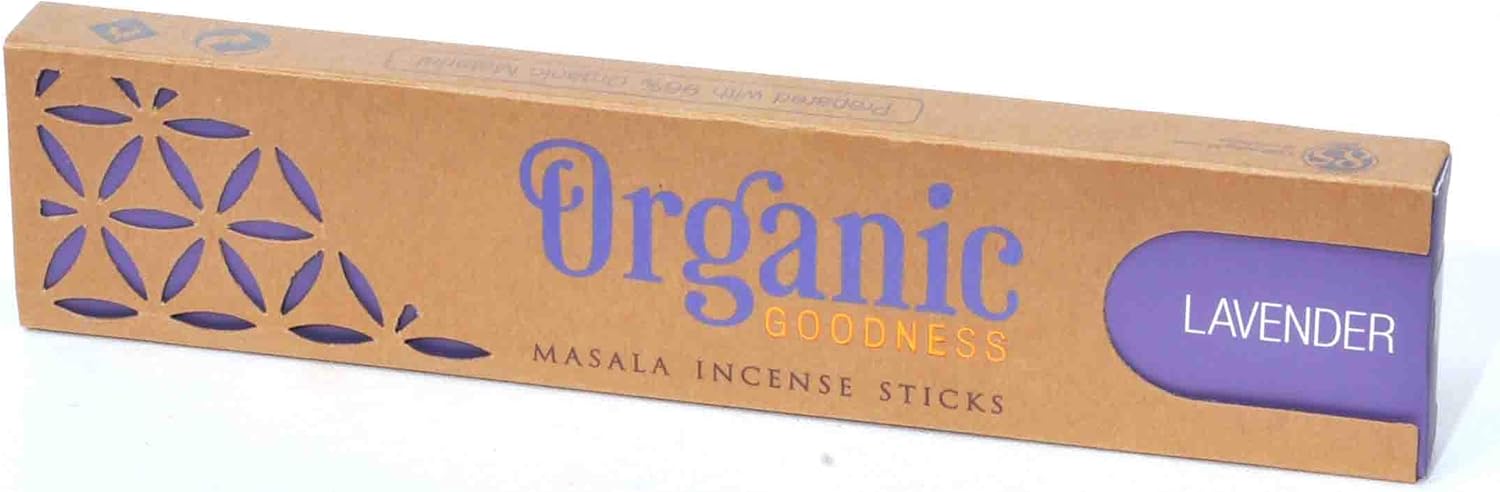 Organic Lavender Masala Incense 15g Box of 12