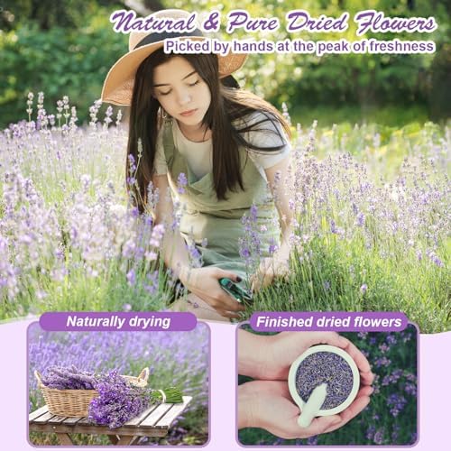 50 Bag Dried Flowers Kit for Soap Making DIY Crafts