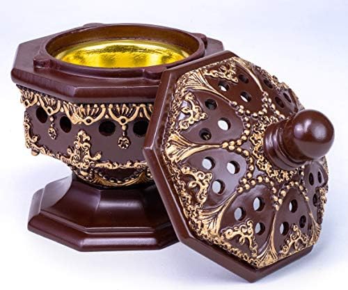 AM Lux Octagon Incense Burner - Bakhoor Cone Holder