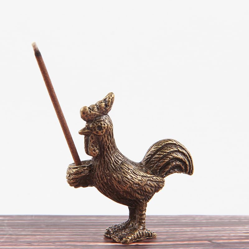 4Pcs Zodiac Incense Holders Mini Animal Stick Alloy Metal Crafts