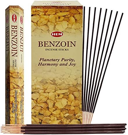 TRUMIRI Benzoin Incense Sticks and Holder Bundle