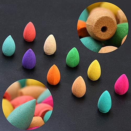 Aneco 180 Backflow Incense Cones 10 Mixed Natural Scents