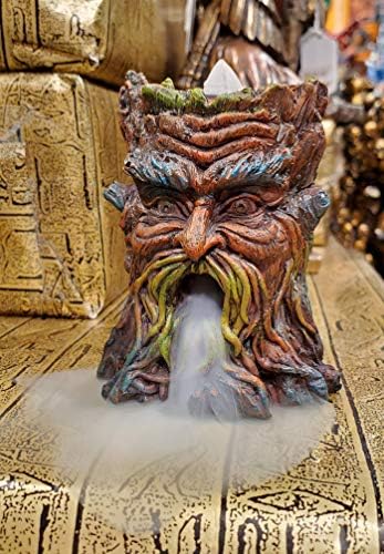 Ebros Gift Magical Forest Greenman Incense Burner Sculpture
