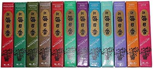 Morning Star Nippon Kodo Incense Set 12 Scents 600 Sticks