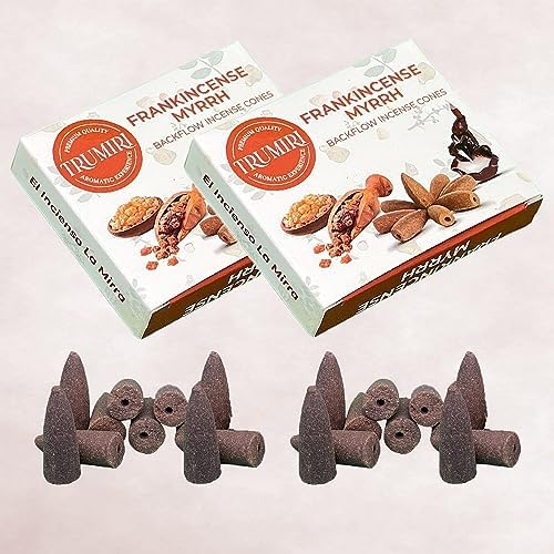 Frankincense Myrrh Backflow Incense - 20 Cones Dual Pack