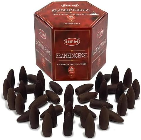 Frankincense Backflow Incense Cones for Aromatic Smoke Fountain
