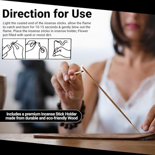 Yuvora Aromatic Incense Sticks Gift Set 120 Natural Non-Toxic