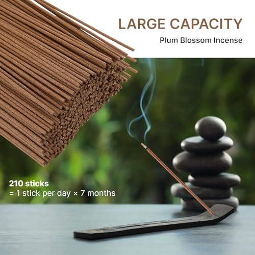 210 Sticks Plum Blossom Incense for Yoga Meditation Zen