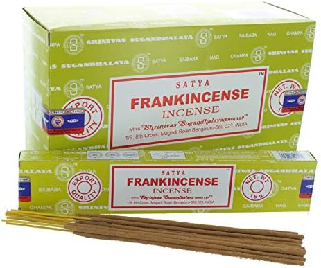 Satya Sai Baba Nag Champa Frankincense Incense Sticks - 12 Pack