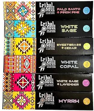 Tribal Soul Incense Smudge Sticks Gift Set of 6