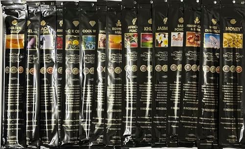Incensation Assorted Incense Sticks Pack of 15
