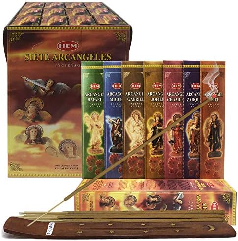 7 Archangels Incense Sticks and Holder Bundle