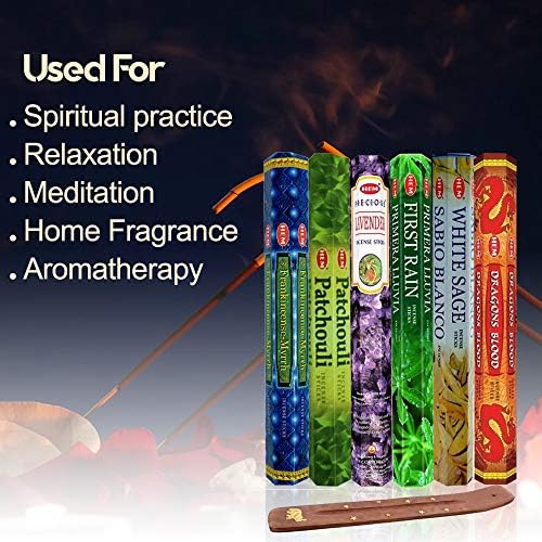 Toms Incense - 6 Popular Scents 240 Total Sticks