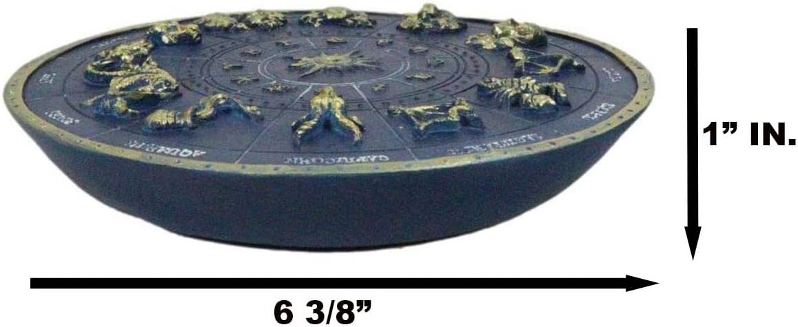 Ebros Gift Celestial Zodiac Incense Holder