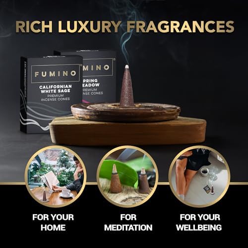 Fumino Incense Cones Tropical Multipack 6 Boxes 90 Pieces