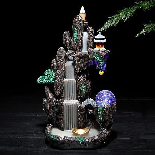 Semli Backflow Incense Holder Waterfall Burner Home Decor