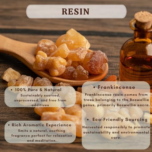 Bless International Premium Grade A Indian Frankincense Natural Tree Sap Resin 16 Ounces
