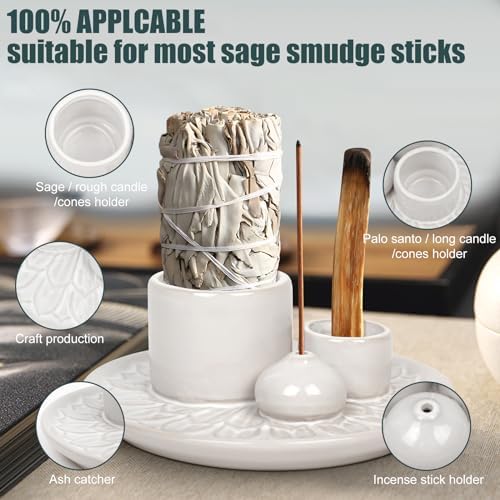 Fanadith 4 in 1 Palo Santo Holder Ceramic